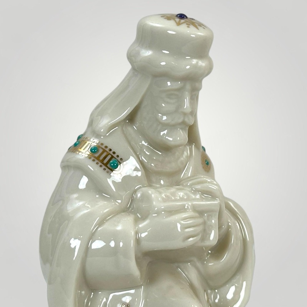 Vintage Lenox China‎ Jewels Nativity Balthazar Figurine Made in USA w/ Box 1999 - Picture 6 of 12